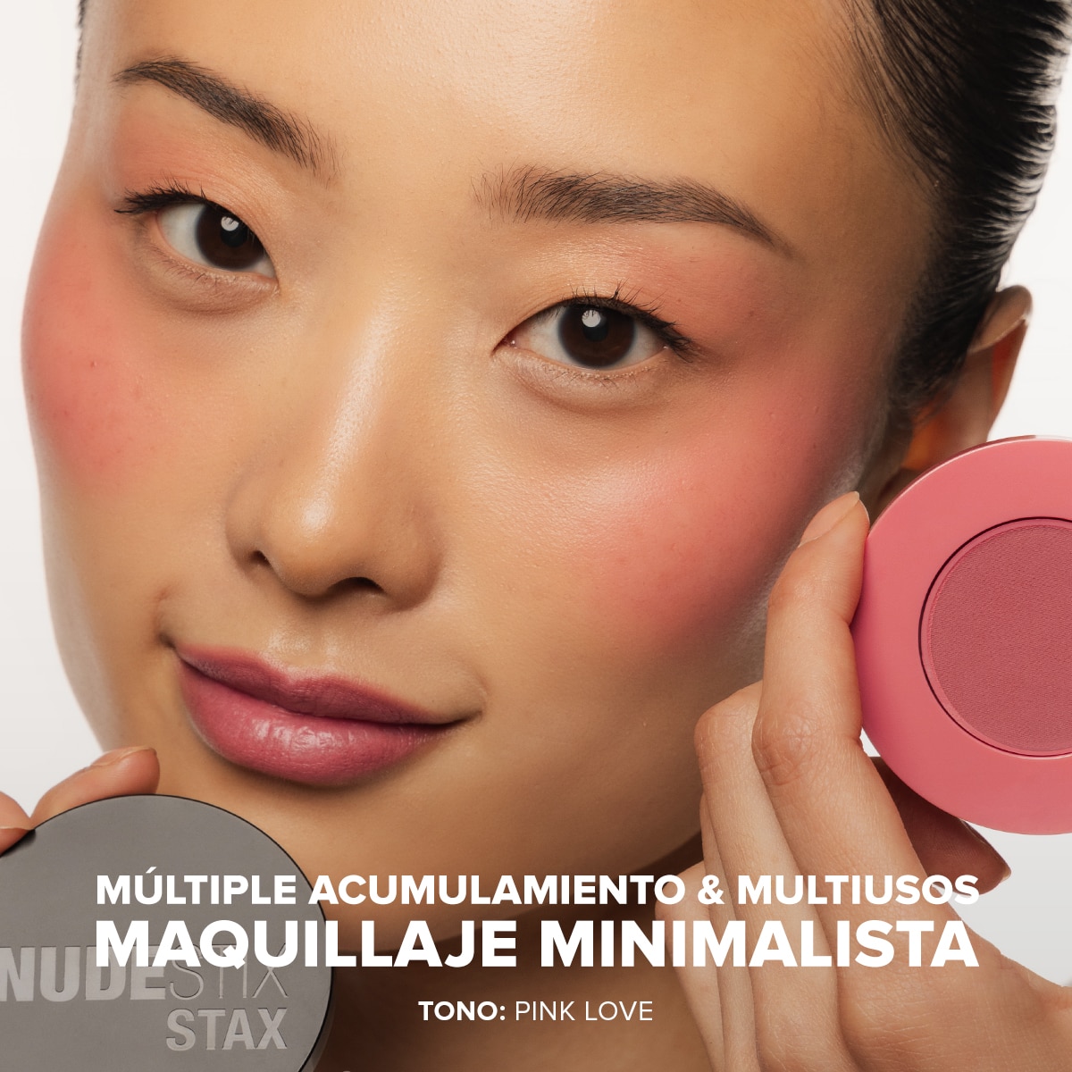 NUDESTIX STAX ALL OVER COLOR BLUSH BALM (RUBOR EN CREMA PARA ROSTRO)